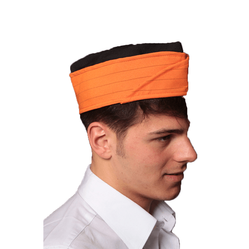 Cappello cappellino bustina cuoco pizzaiolo ristorante cameriere cucina sala - Personalizzabile con il tuo logo BORDEAUX